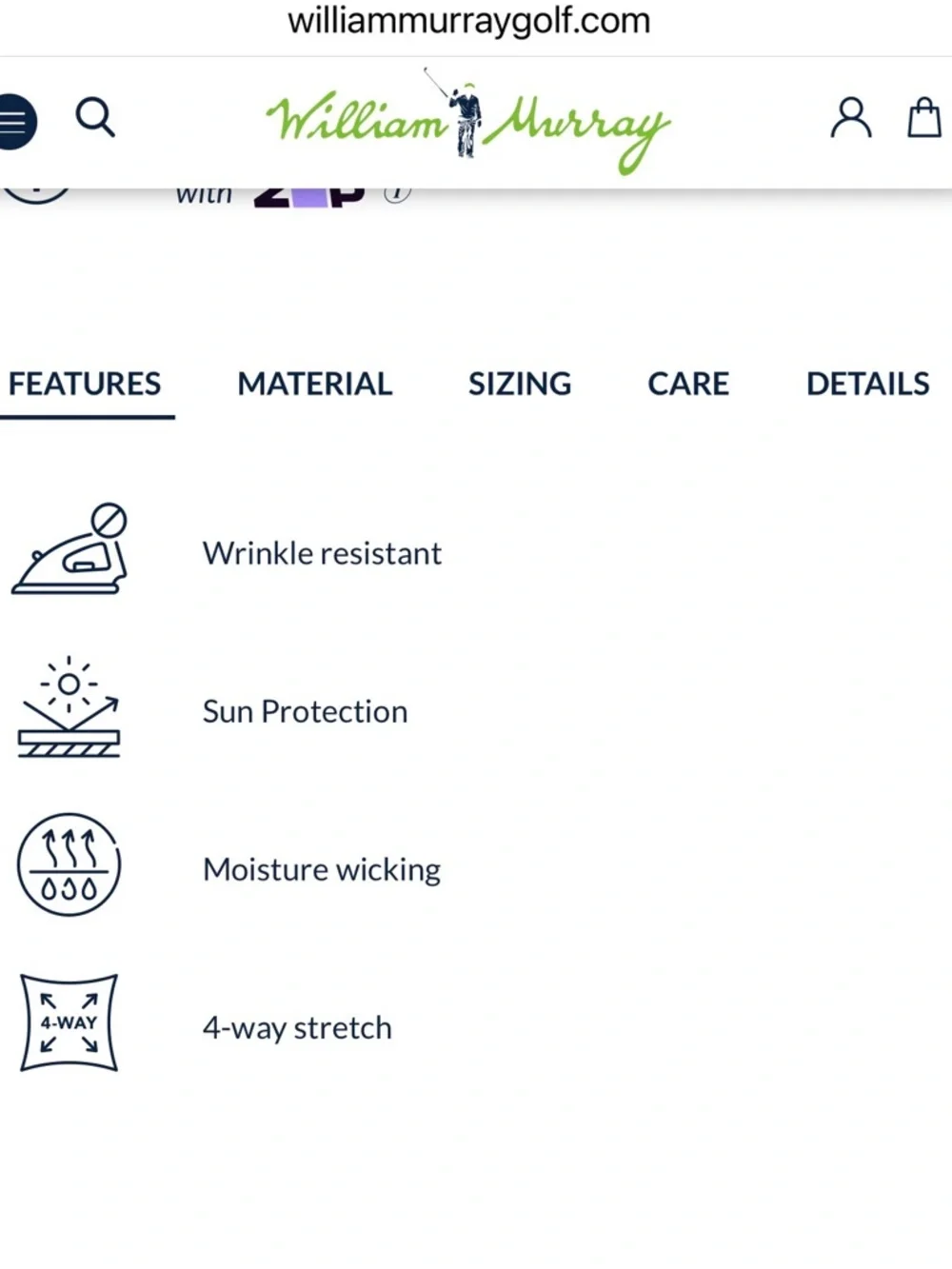 JUST A TRIM MEN'S POLO, William Murray Golf, EUC, XXL - Picture 12 of 13